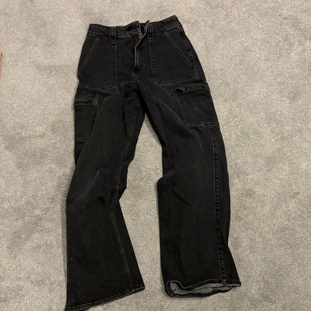 Hollister Men's Dark Cargo Pants